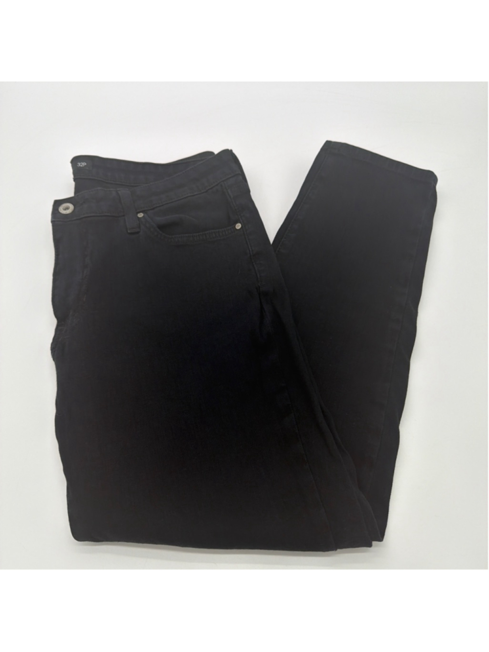 JUST BLACK Black Straight Leg Jeans 32P